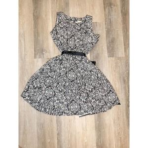 Haani Black & White Dress